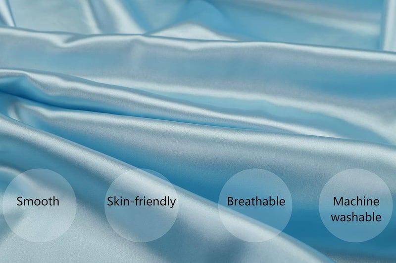Satin Bassinet Sheet Set Multicolor Ultra Soft Baby Bassinet Sheet - Silky Smooth Satin Crib Sheet for Newborn Nursery Sleep Essentials - Image 3