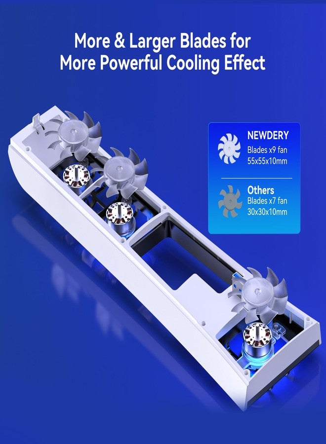 نيودري مروحة تبريد NEWDERY لملحقات P5 Pro، مروحة تبريد هادئة مطورة مع سرعة تلقائية، منفذ USB 3.0 للتحكم وإضاءة RGB، حصريًا لهاتف P5 Pro - Image 3