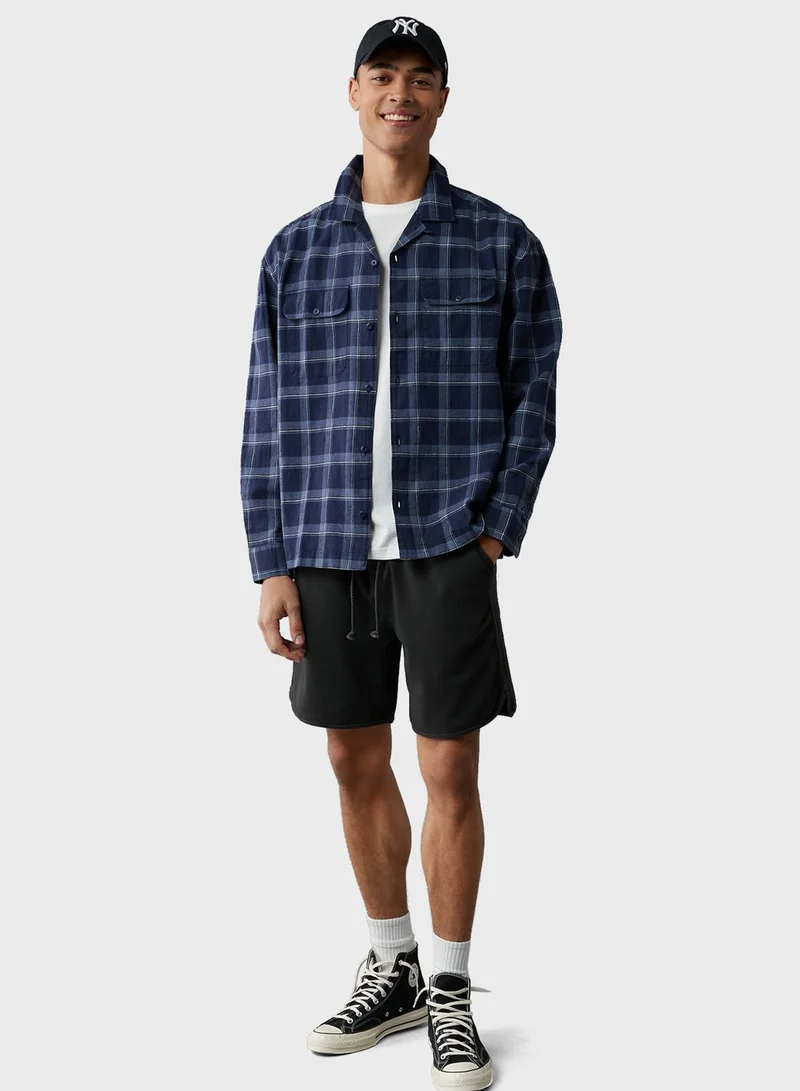 امريكان ايجل Checked Regular Fit Shirt