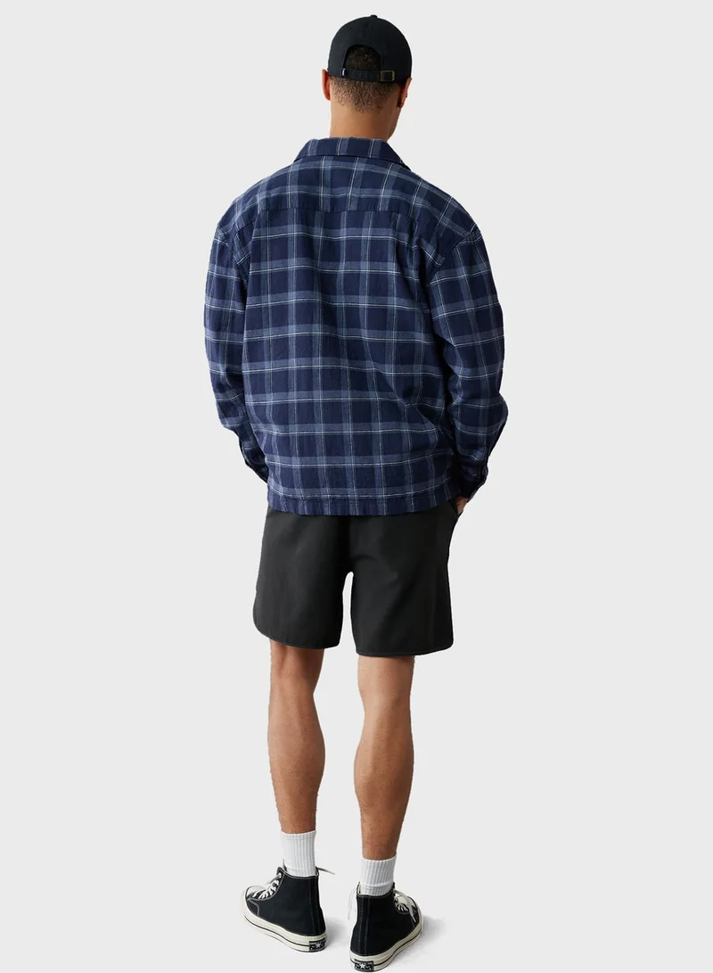 امريكان ايجل Checked Regular Fit Shirt