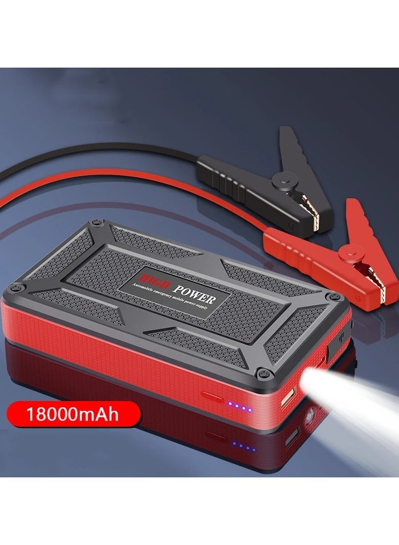 Portable Car Jump Starter Power Bank 18000mAh Battery  For Mobile Phones Tablets Car Emergency Booster And Starting Device - Image 4