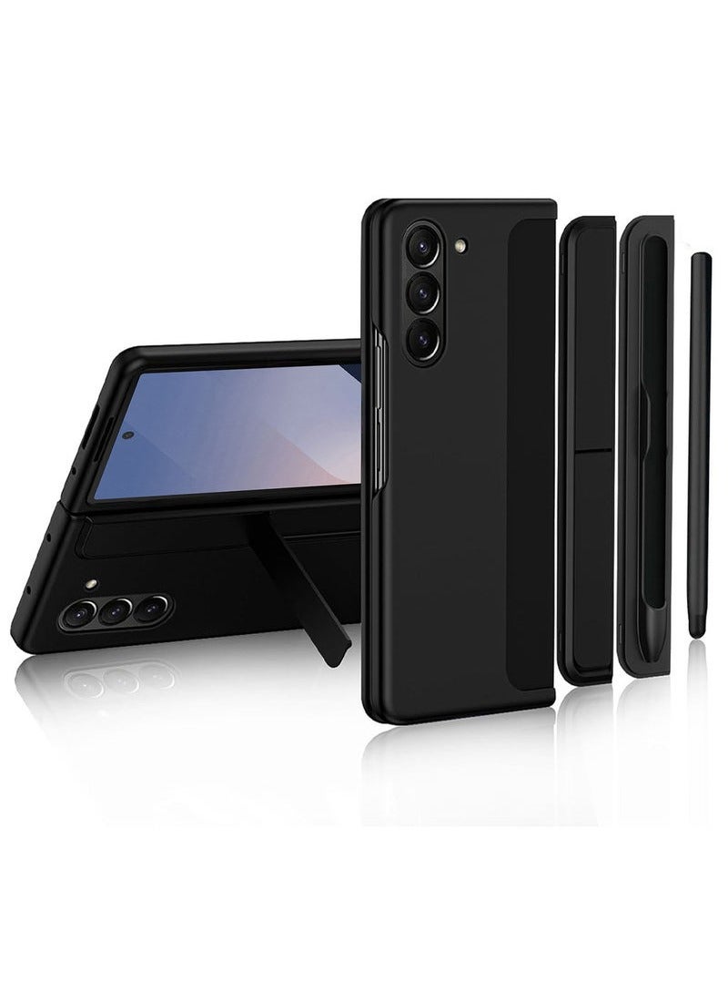 CATANES ( Case for Galaxy Z Fold 6 ) Premium Samsung Galaxy Z Fold 6 Case with Built-in S Pen Holder Sleek Protection for Your Foldable Black Color - Image 1