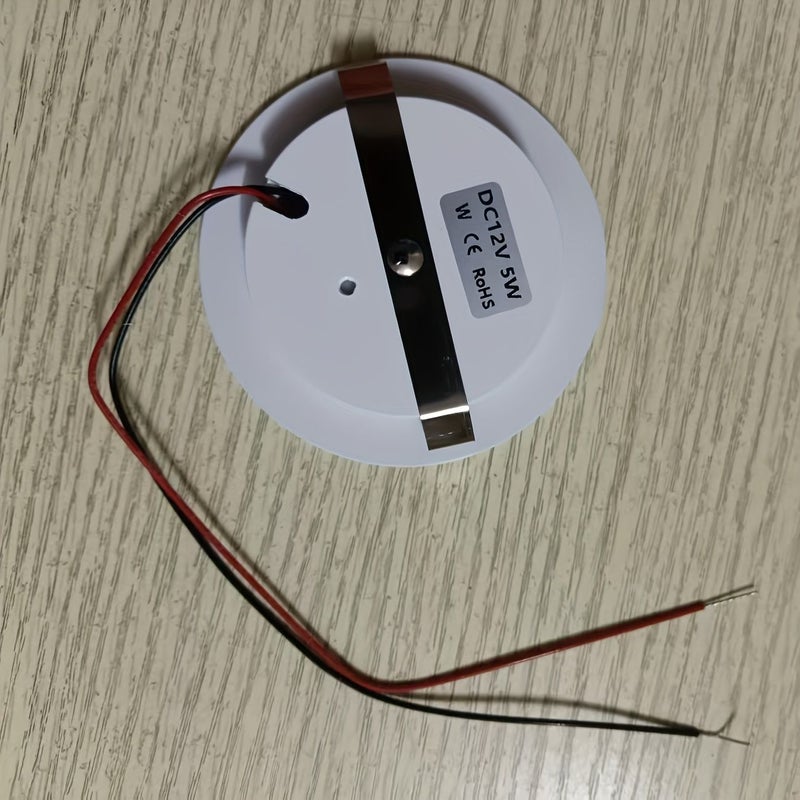 White Shell Embedded LED Ultra Thin Ceiling Lamp 3W 5W 12V Mini LED Spotlight 3000K Warm White - Image 4