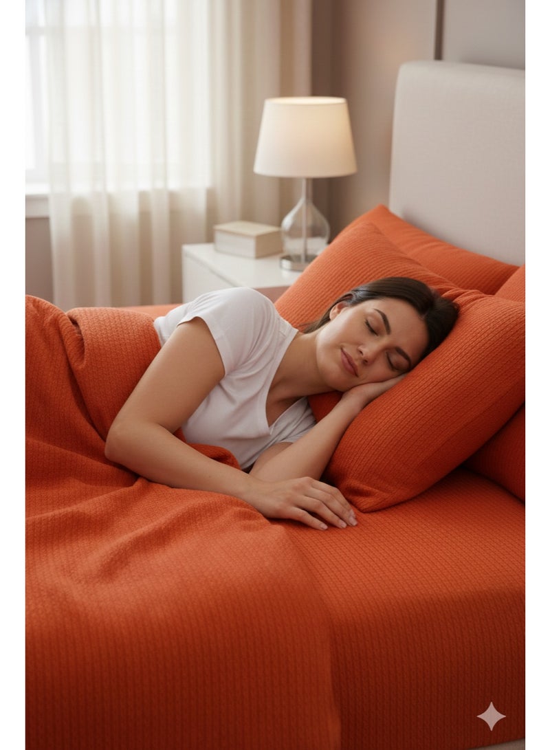 Nile Weave Elegant Egyptian Cotton Orchid Throw Blanket – ultra-soft, lightweight, and beautifully crafted. Enjoy luxurious comfort, breathable warmth, and timeless sophistication in any room. - Image 4