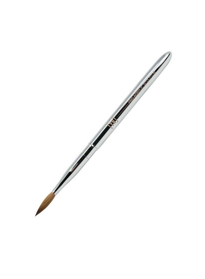 Young Nails Yni Finesse Pro Acrylic Sculptor Standard Size 9 Oval Brush W/ Builtin Brush Cover Natural Hair Ideal For Acrylic Nail Application Acrylic Fills Acrylic Nail Extensions Nail Art