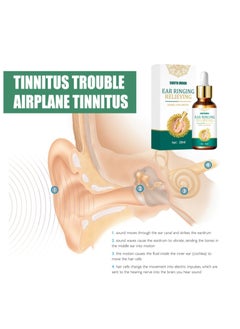 SOUTH MOON Ear Ringing Relieving Drops Treatment Ear Hard Hearing Tinnitus Symptoms Earache Alleviate Health Care - 20 ml  - Image 5