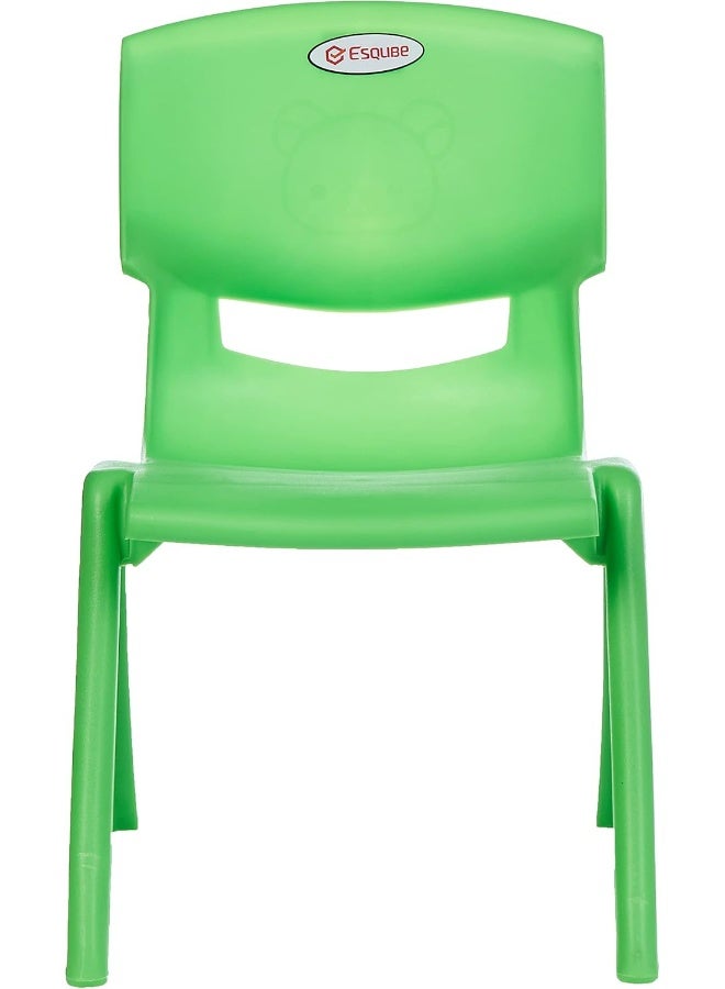 ESQUBE Esqube Baby Chair Kids Plastic School Study Chair Green Color  - Image 4