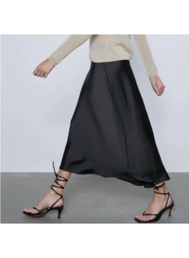 Mermaid Tail Satin Christmas Skirt - Image 3