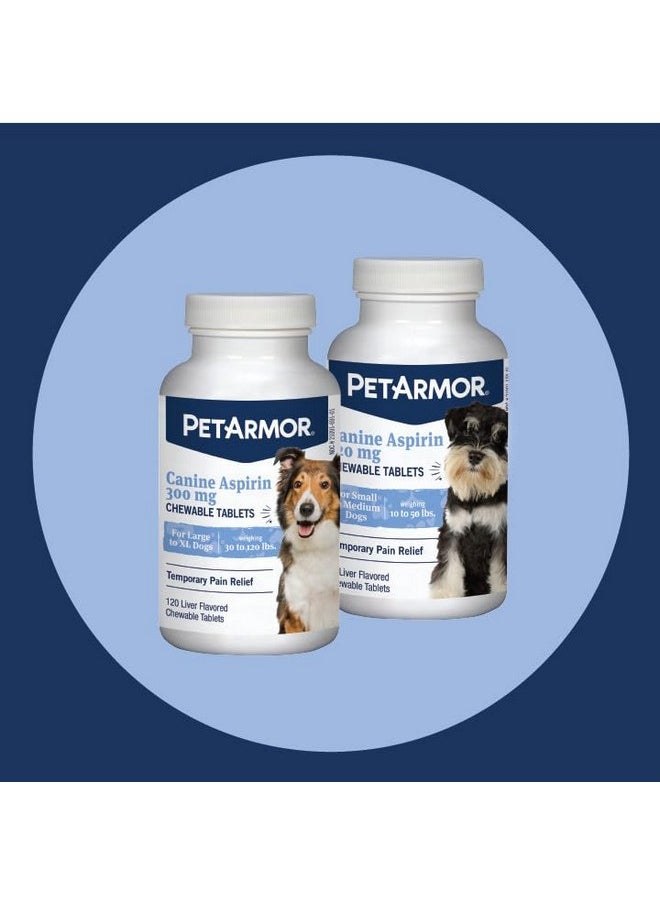 PetArmor Aspirin For Large Dogs, Fast Acting AntiInflammatory And Pain Relief For Dogs, VetQuality Joint Support And Pain Meds For Dogs, 120 Liver Flavored Tablets  - Image 5
