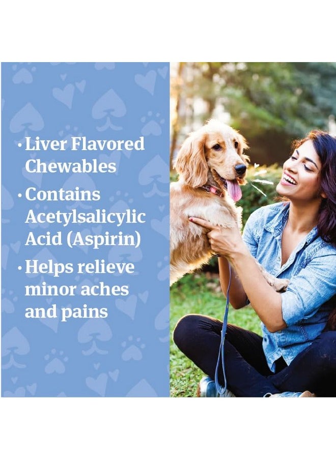 PetArmor Aspirin For Large Dogs, Fast Acting AntiInflammatory And Pain Relief For Dogs, VetQuality Joint Support And Pain Meds For Dogs, 120 Liver Flavored Tablets  - Image 3