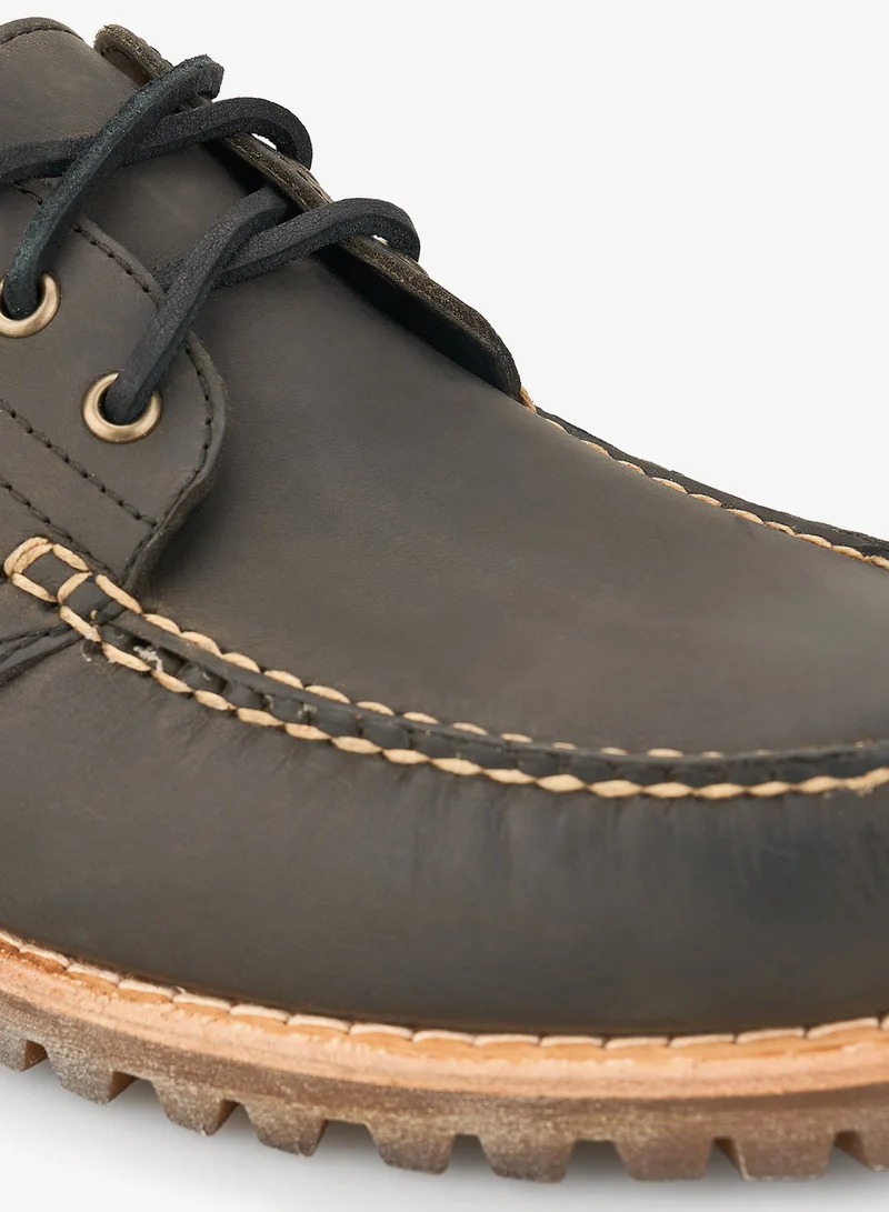 تمبرلاند حذاء قارب رجالي بثلاث عيون مخيط يدوياً