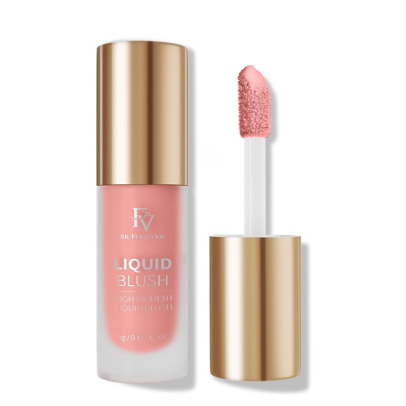 FV Liquid Blush Long Lasting Buildable Cream Cheek Tint with HighPigment Color Weightless Blendable Formula for Natural Dewy Finish Believe