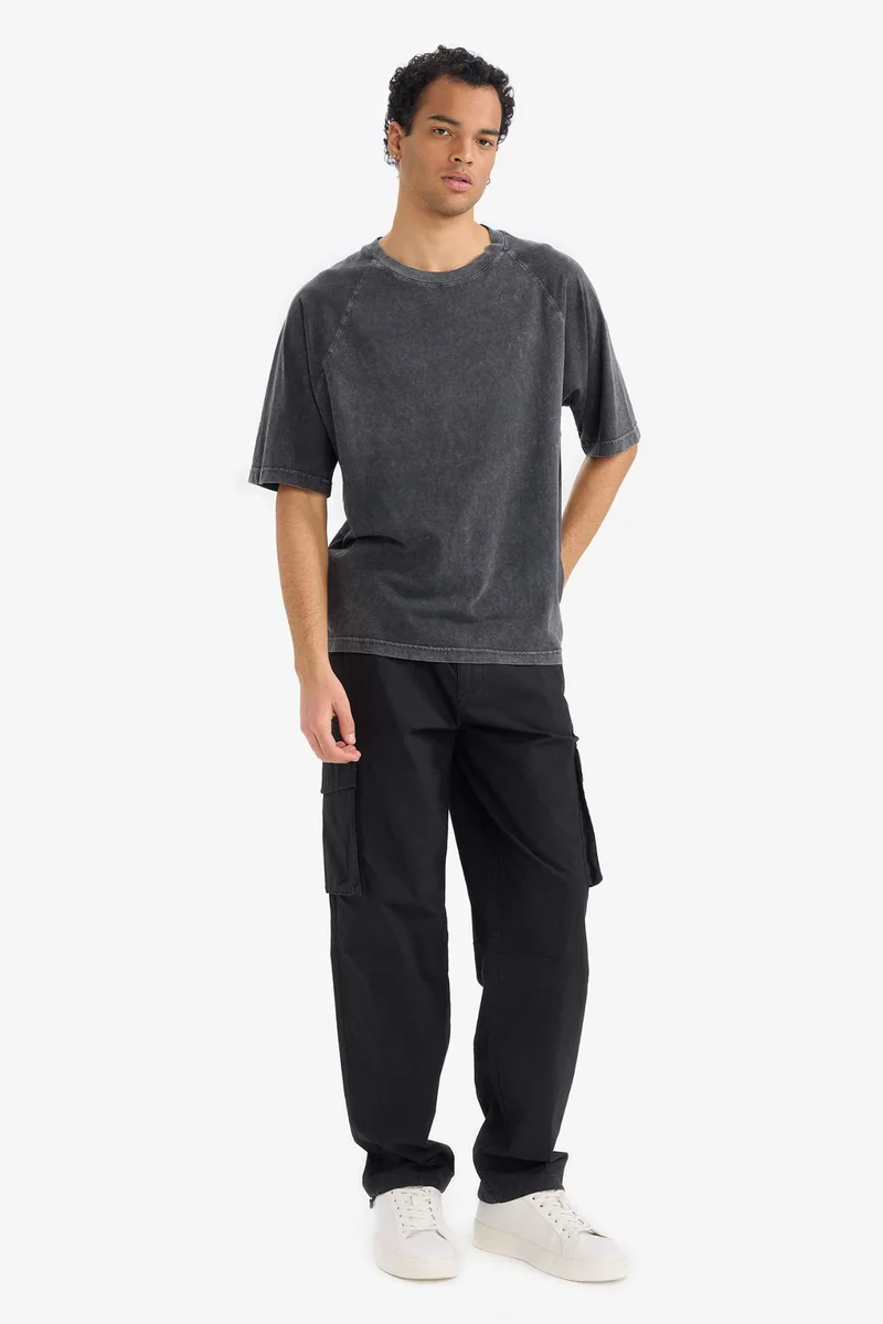 ديفاكتو 100% Cotton Loose Fit T-shirt