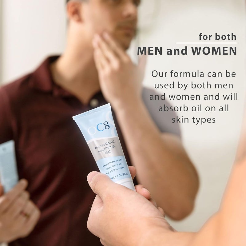 oc 8 OC8 Professional Mattifying Gel - 1.6 Ounces for Oil Control and Even Skin Tone - Image 4