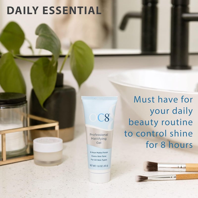 oc 8 OC8 Professional Mattifying Gel - 1.6 Ounces for Oil Control and Even Skin Tone - Image 3