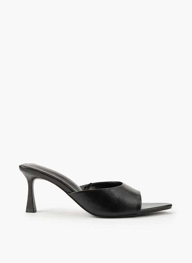 Women Flared Heel Sandals