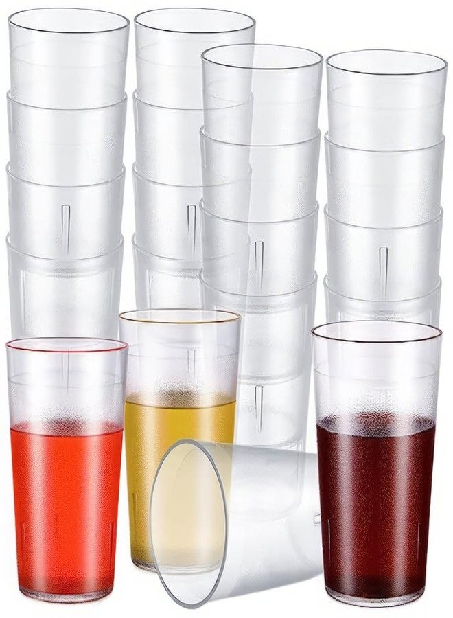 Bluesky Clear 7oz Disposable Round Tumblers (20-Pack) | Durable Plastic Party Cups for Everyday Celebrations and Gatherings - Image 1