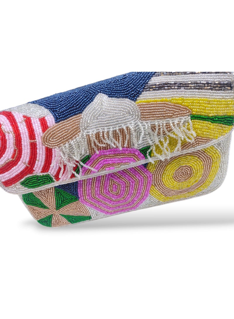 أركاد حقيبة كتف مطرزة يدوياً من أركاد – تطريز متعدد الألوان بتصميم أنيق - Image 5