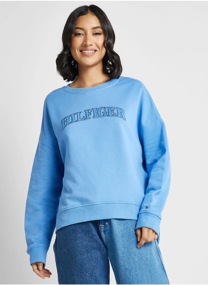 TOMMY HILFIGER Round Neck Logo Sweatshirt