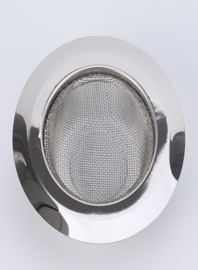 Homecure Homcure Rust-Proof Premium Kitchen Sink Strainer with Fine Mesh Sink Drain Strainer for Kitchen, Utility Sinks & Bathroom | Prevents Food Wastage & Hair Clogs | (Stainless Steel, Round-Pack of 1) - Image 1