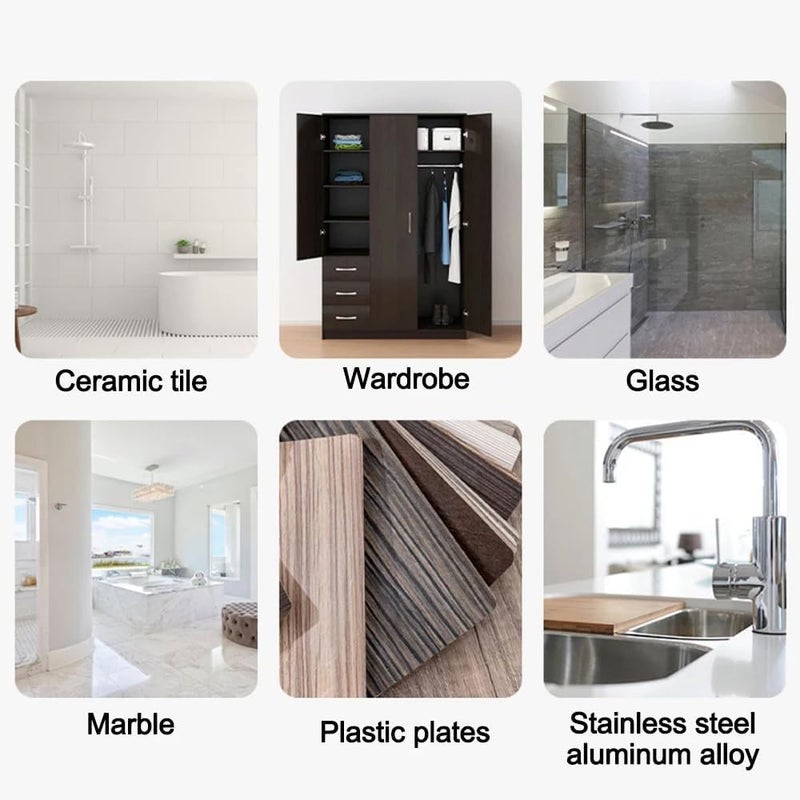 Self Adhesive Shelf Bracket, Clear Plastic Shelf Stickers, Adhesive Shelf Support Pegs Without Drilling, Support for Cabinets Shelves Kitchen Furniture Bookshelves, Shelf Holder 6x6cm (16) - Image 3
