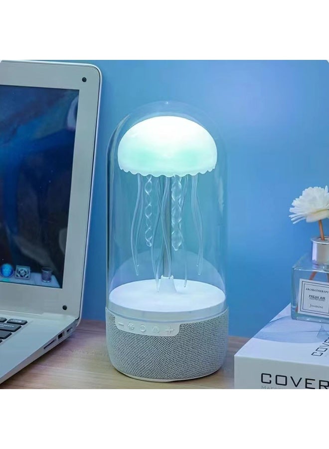 Jellyfish Design Speaker, Portable Flashlight, Bluetooth Speaker, 7 Color LED Party Lights - Image 4