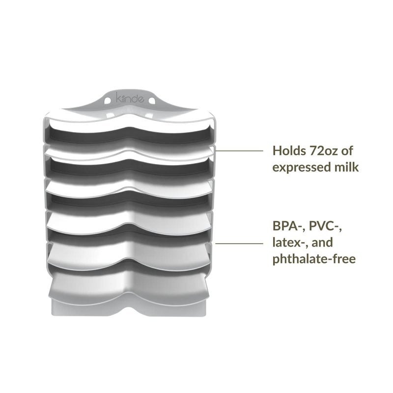 Kiinde Keeper Breast Milk Bags and Baby Food Pouches Organizer, Freezer Storage - Image 2