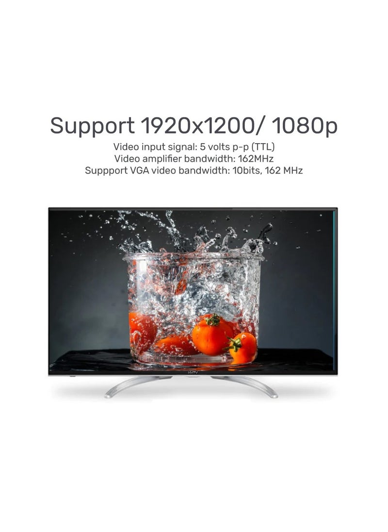 UNITEK محول HDMI إلى VGA بمقبس 3.5 ملم للصوت الاستريو  - Image 5
