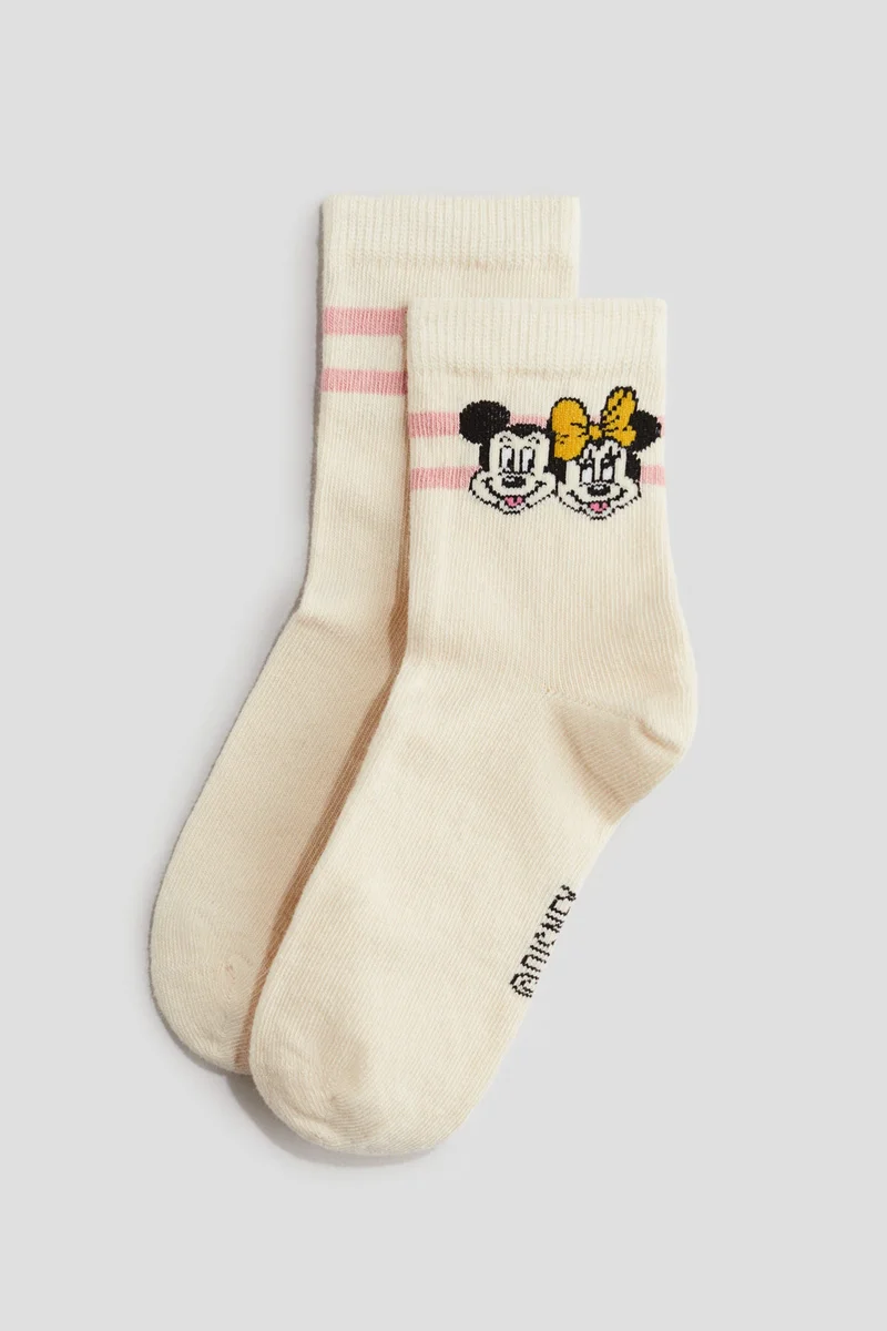 H&M 5-pack motif-detail socks