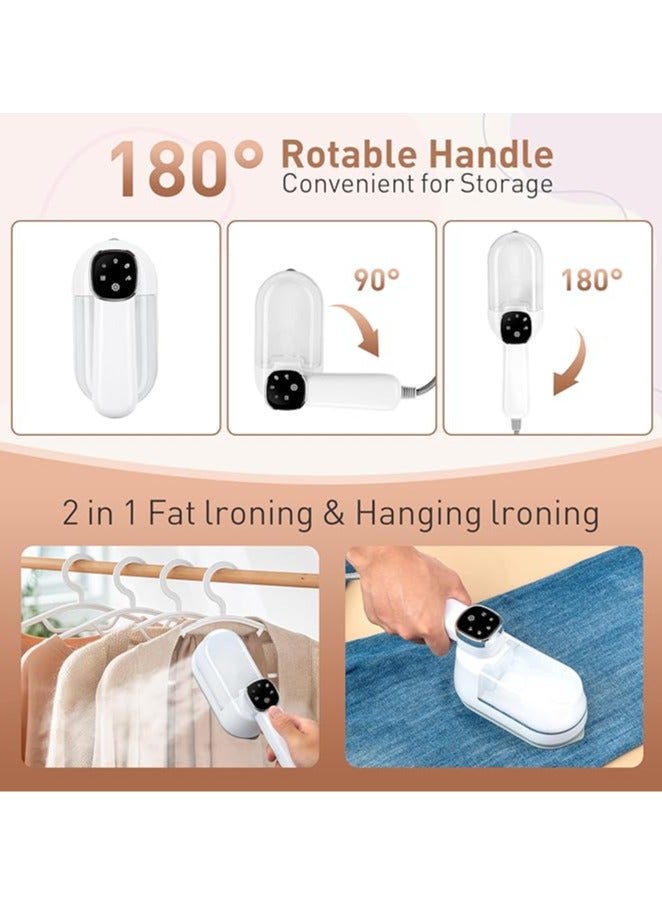 general Handheld garment steamer, detachable water tank, electric iron, ironer, ironer, ironer, high-power rotary iron  - Image 3