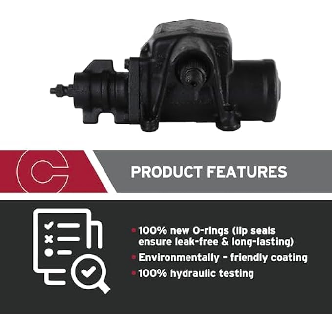 Cardone 277516 Remanufactured Power Steering Gear Black - Image 2