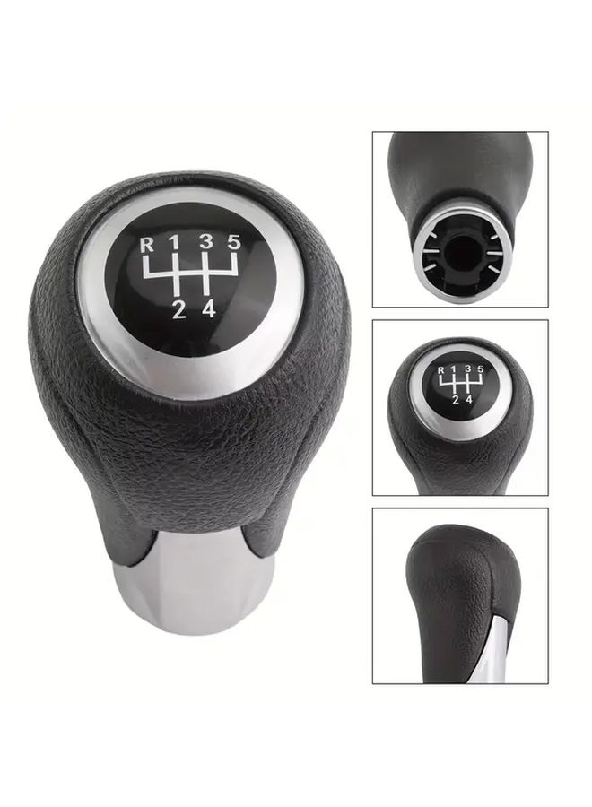 5 Speed Car Gear Shift Knob For Mazda 2 3 6 Cx5 Cx7 Auto Leather Gear Lever Head Shifter Manual Transmission Accessories - Image 2