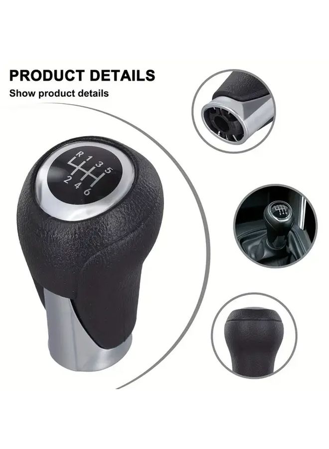 5 Speed Car Gear Shift Knob For Mazda 2 3 6 Cx5 Cx7 Auto Leather Gear Lever Head Shifter Manual Transmission Accessories - Image 4