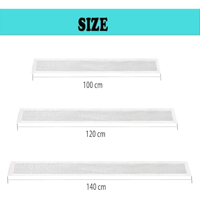 RADIATOR DUST COVER, 140 CM MAGNETIC RADIATOR PROTECTIVE COVER, BREATHABLE RADIATOR COVER, DUST FILTER COVER (140 X 10 CM) - Image 2