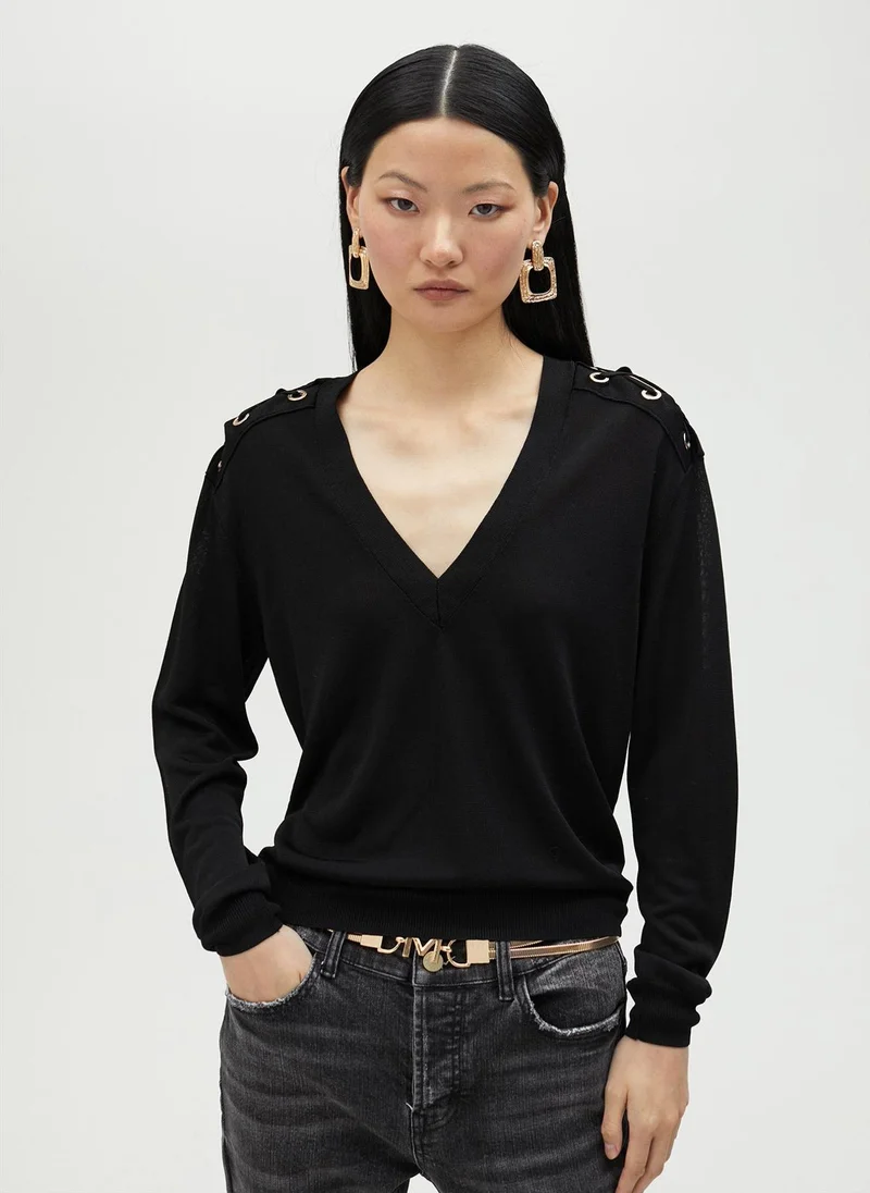 Lola Casademunt Sweater with shoulder detail