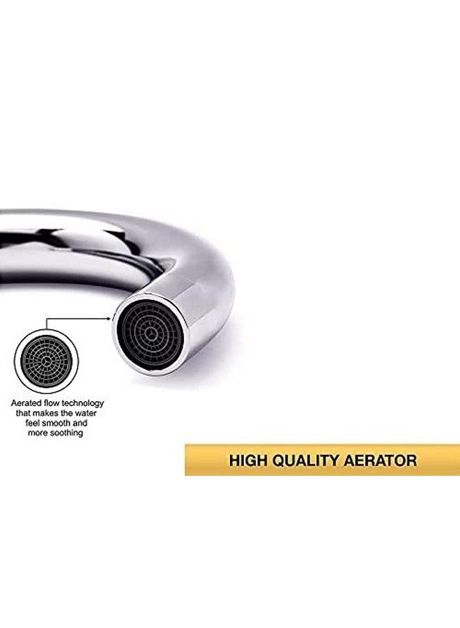 JAGGER JAG217 Table Top Brass Centre Hole Basin Mixer for Bathroom Wash Basin, Perfect for Hot & Cold Water Both (Corsa) - Image 2