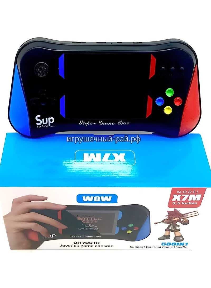 ساب وحدة تحكم ألعاب محمولة للأطفال والكبار، وحدة تحكم ألعاب فيديو محمولة باليد بشاشة LCD مقاس 3.5 بوصة - Image 2