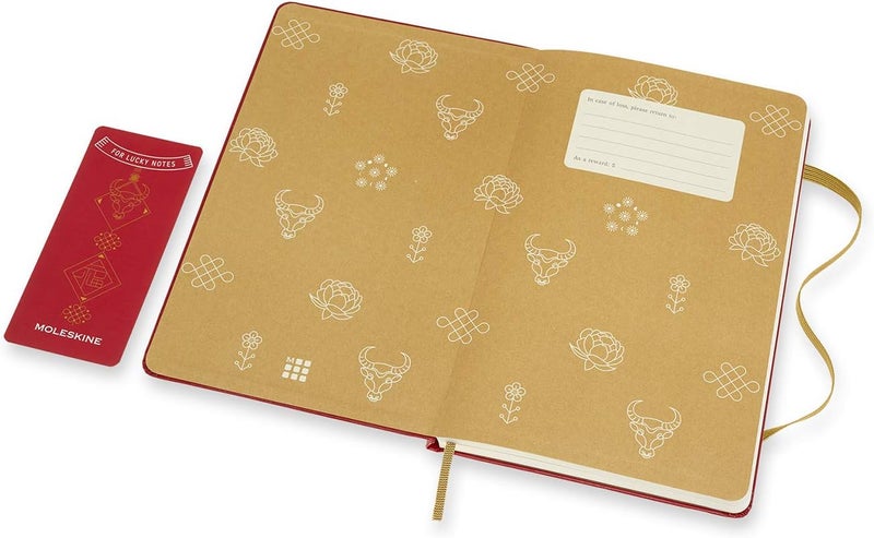 Moleskine Limited Edition Notebook Year of The Ox,2021 Large, Red, Ruled (5 x 8.25) - Image 3