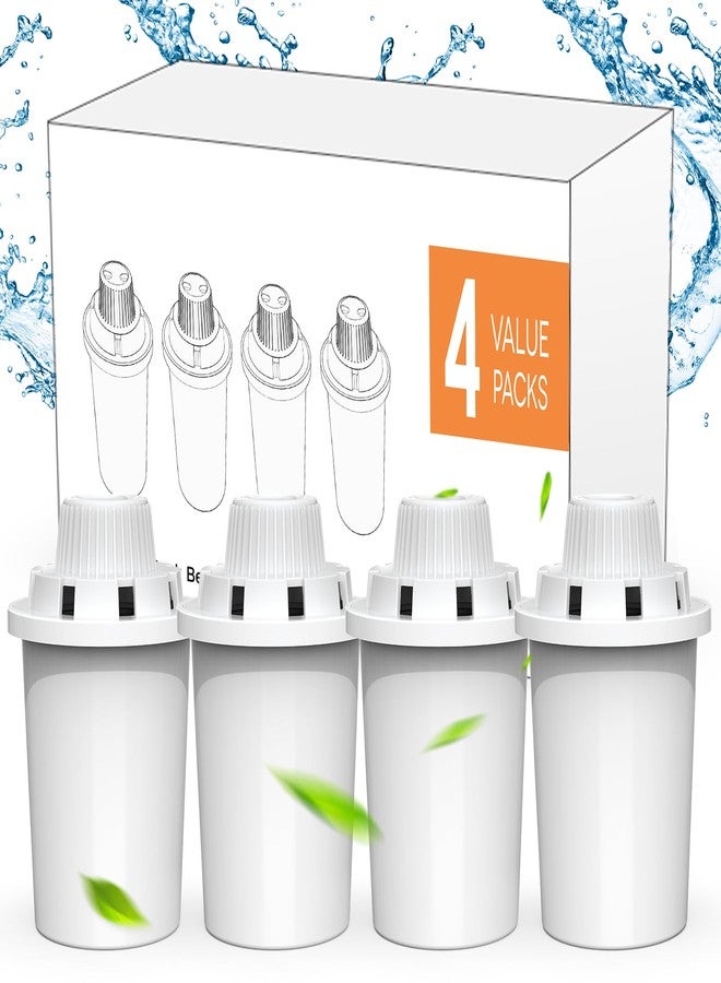 petnf Dog Water Fountain Filters Replacement 4 Packs for PETNF 3 Gal Stainless Steel Cat Pet Water Fountain, 7-Layer Human-Grade Vertical Filtration Replacement Filters for D2341/D2223/D2322/D2340 Models - Image 1