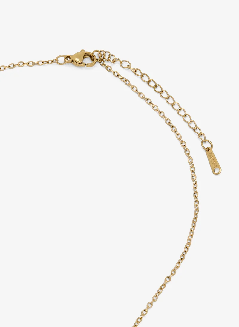 Seventy Five  Interlocking Circle Pendant Necklace for Men | Best Price UAE