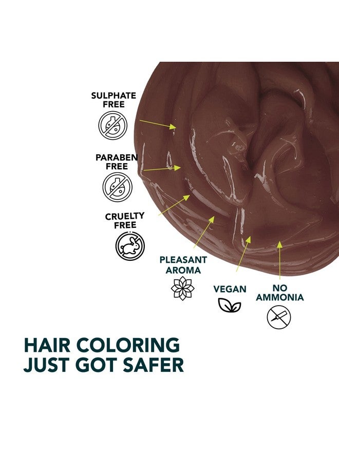 Paradyes Semi-Permanent Coffee Brown Diy Conditioner Based Hair Colour Infused With Aloe-Vera, Bhringaraj, Brahmi, Almonds & Amla 120 Gm  - Image 5
