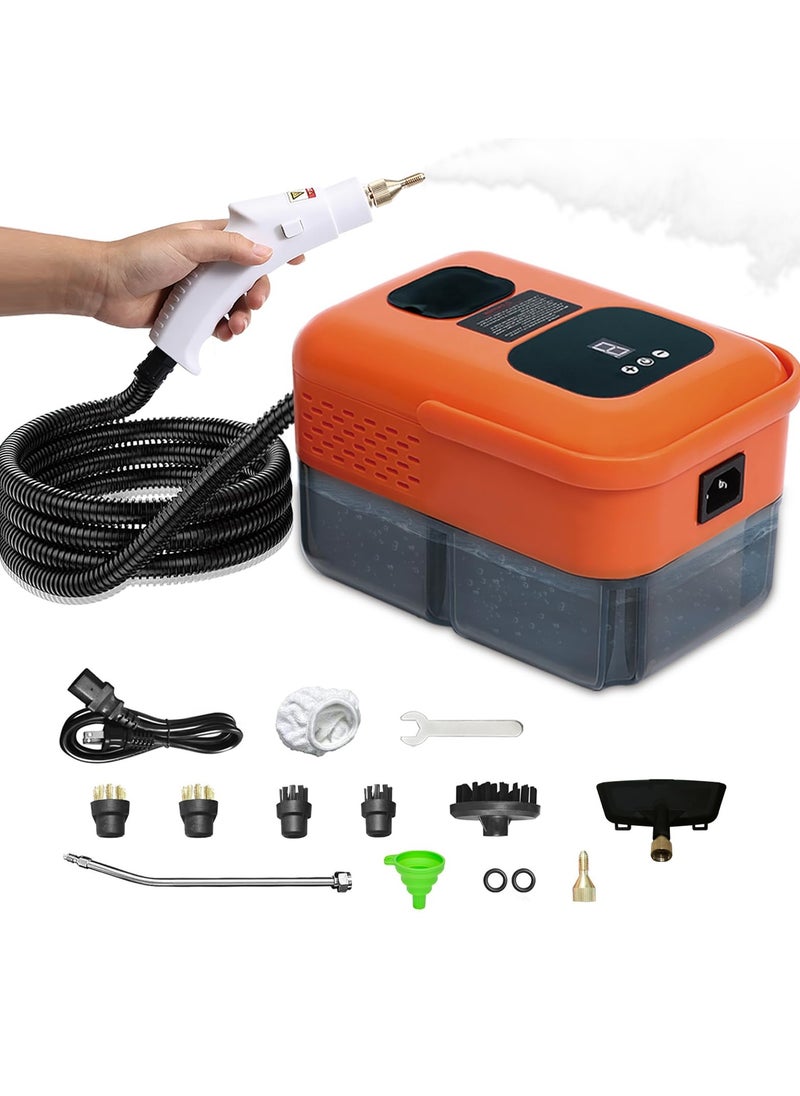 Joshberg Handheld Steam Cleaner, 2500W Pressurized Steamer for Cleaning with 14 Accessories, Multipurpose Steam Cleanr for Home Use, Home Floor Cleaning, Upholstery, Kitchen, Bathroom, Grout and Car  - Image 1