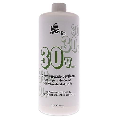 Super Star Superstar Stabilized Cream Peroxide Developer 30v Hc 32 Oz