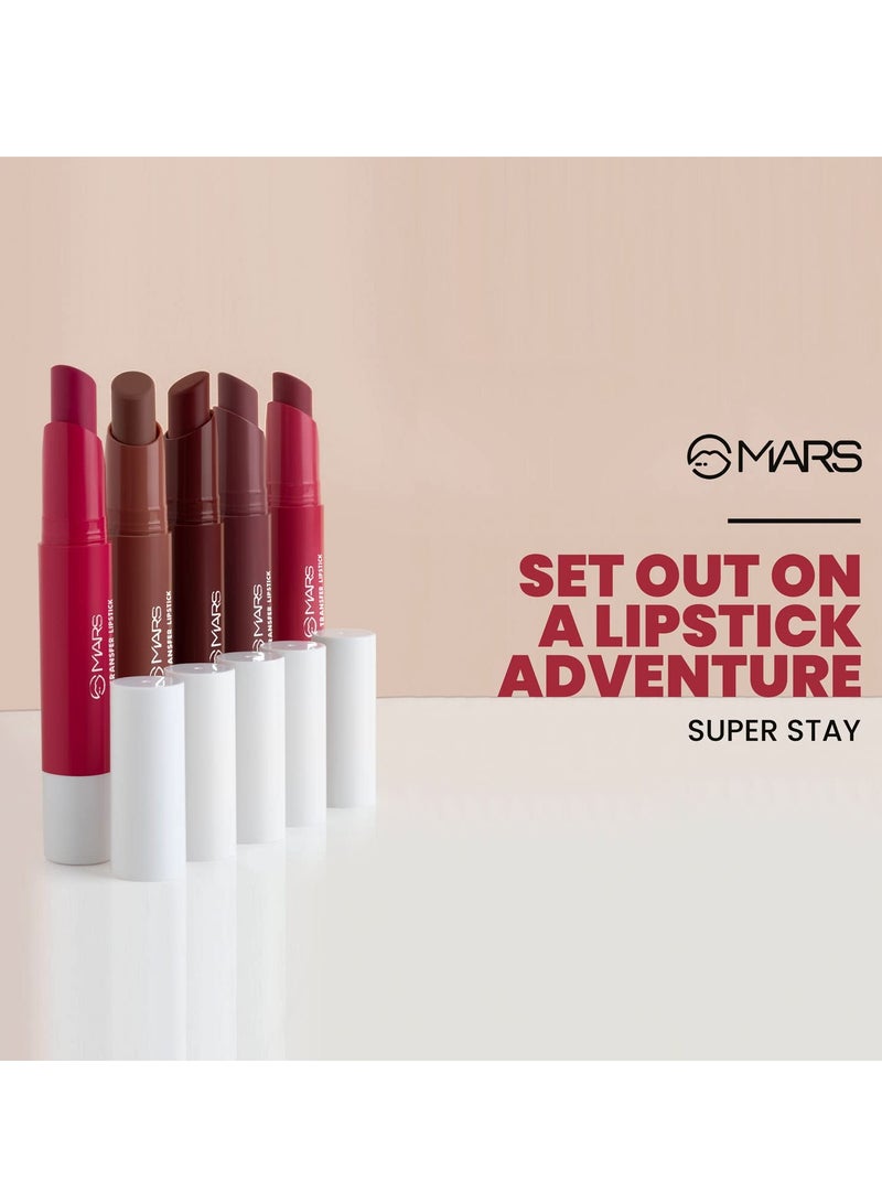 MARS Matte Super Stay Lipstick | Up to 12 Hours Long Lasting 2.6 gm 01 BLOOM - Image 3