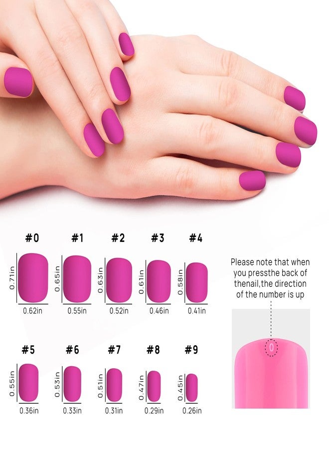 LADYING Press On Nails - LADYING 576 Pc Square Matte Full Cover False Nails, 24 Colors, DIY Kit, Includes Nail File and Adhesive Tabs - Image 4