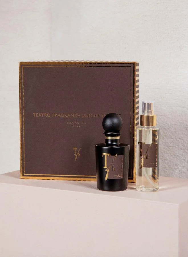 Teatro Tobacco Gift Box 100ml Diffuser + 100ml Fabric Spray