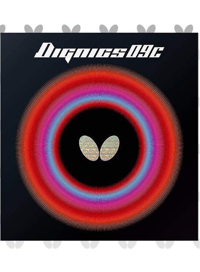 BUTTERFLY مطاط تنس الطاولة ديغنيكس 09C مقلوب احترافي مطاط تنس الطاولة أحمر (2.1 مم) 4906901203310 - Image 1