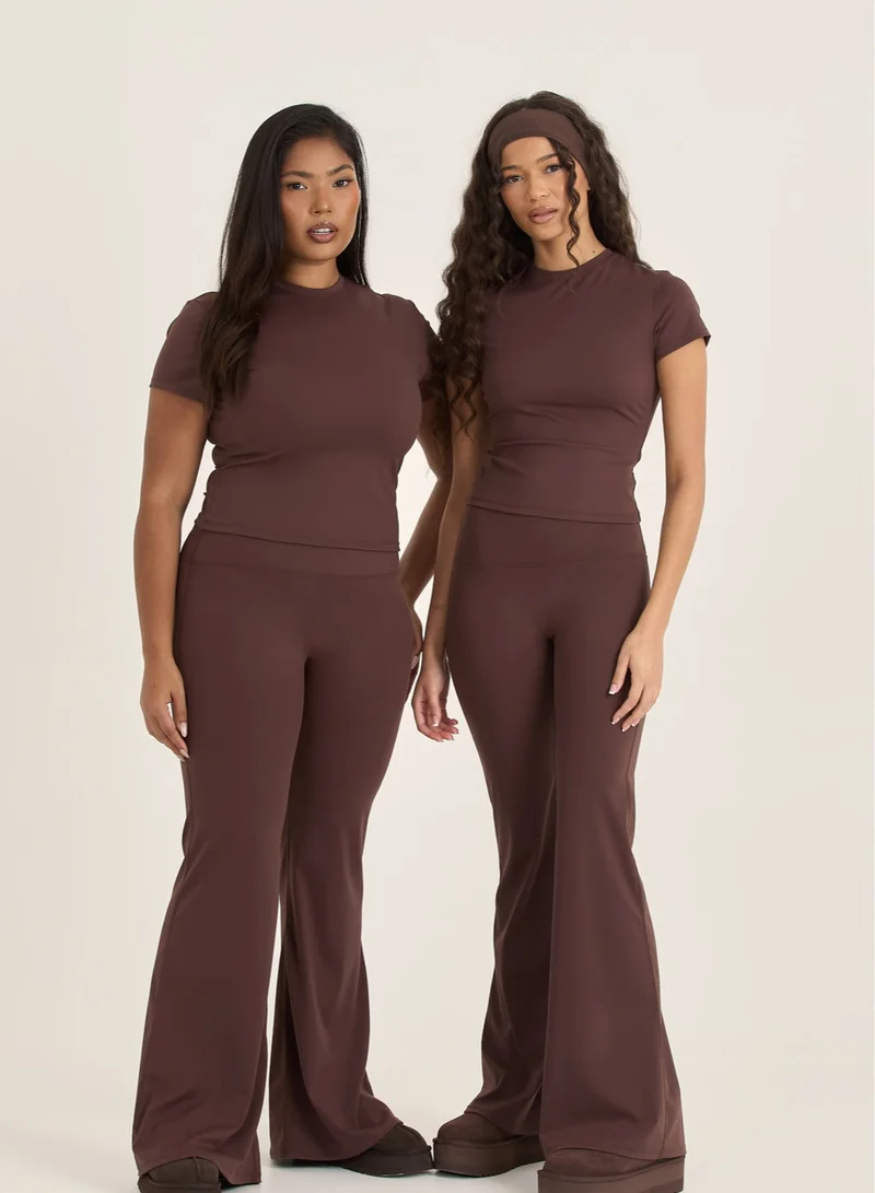 LOOM ARCHIVES Day Flow Longline Short Sleeve Top