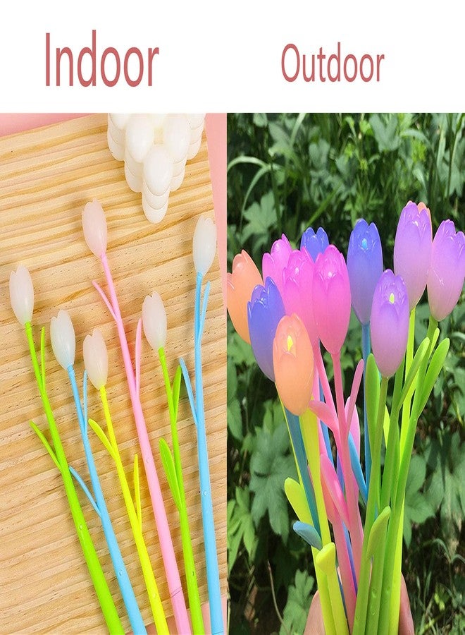 YYaaloa Color Changing Tulip Flower Pens 32pcs Novely Fun Tulip Gel Ink Pen Bulk for Birthday Party Office Presents (Tulip 32pcs) - Image 2