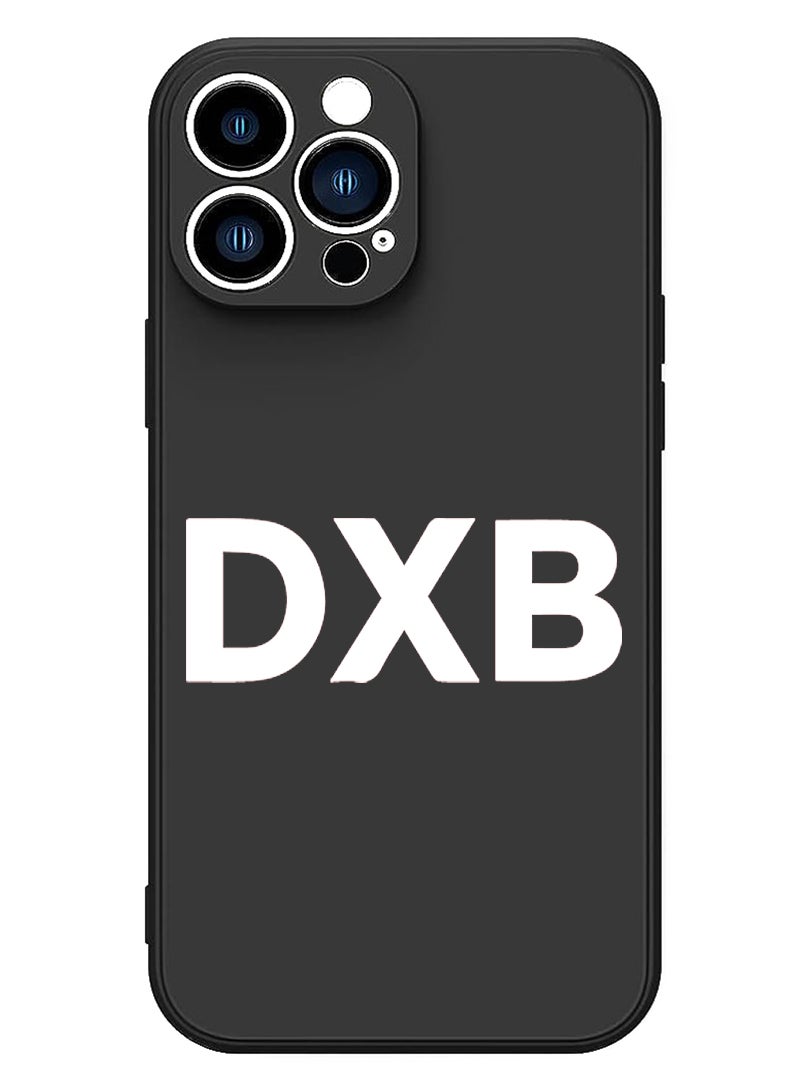 Theodor Protective Slim Fit Case Liquid Silicone Cover with Full Body Protection Anti-Scratch Shockproof Case For iPhone 15 Pro Black - DXB White - Image 1